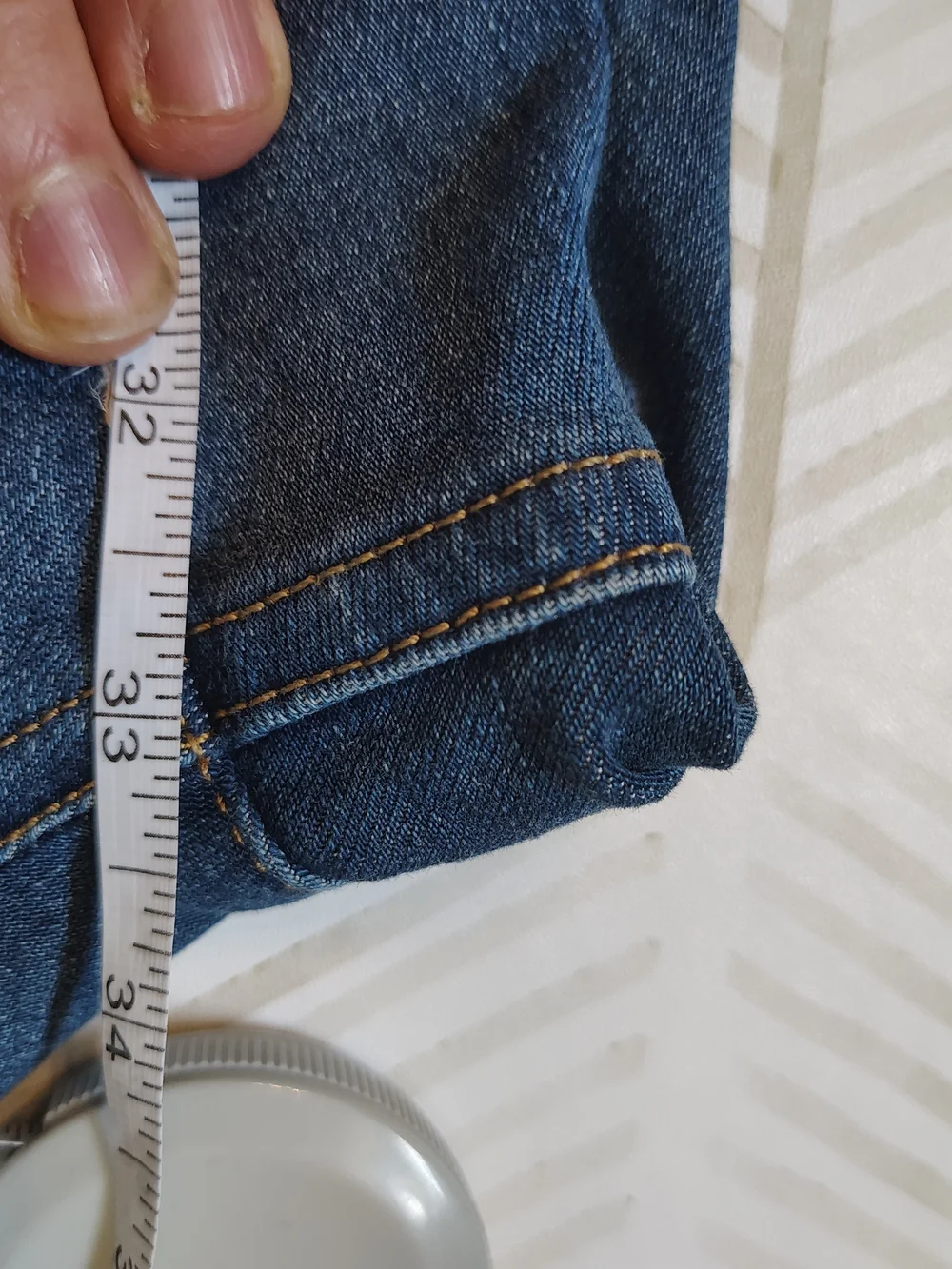 Soft Surroundings Light Blue Slim Straight Jeans Stretch Elastic Waist Pull On 8